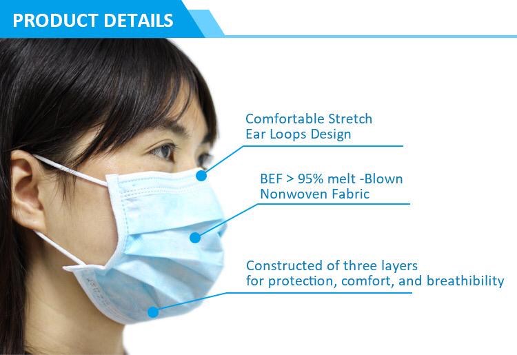 Disposable Face Masks - Pack of 10 (individually wrapped)